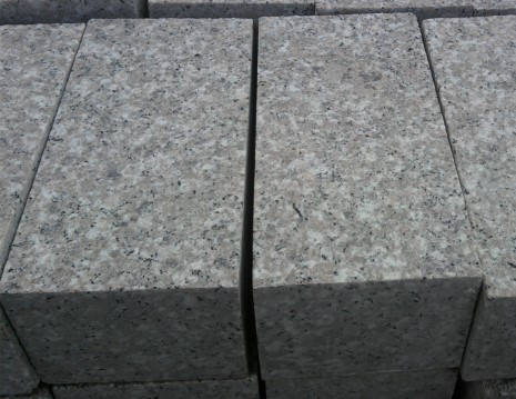 G648 granite cube stone flamed